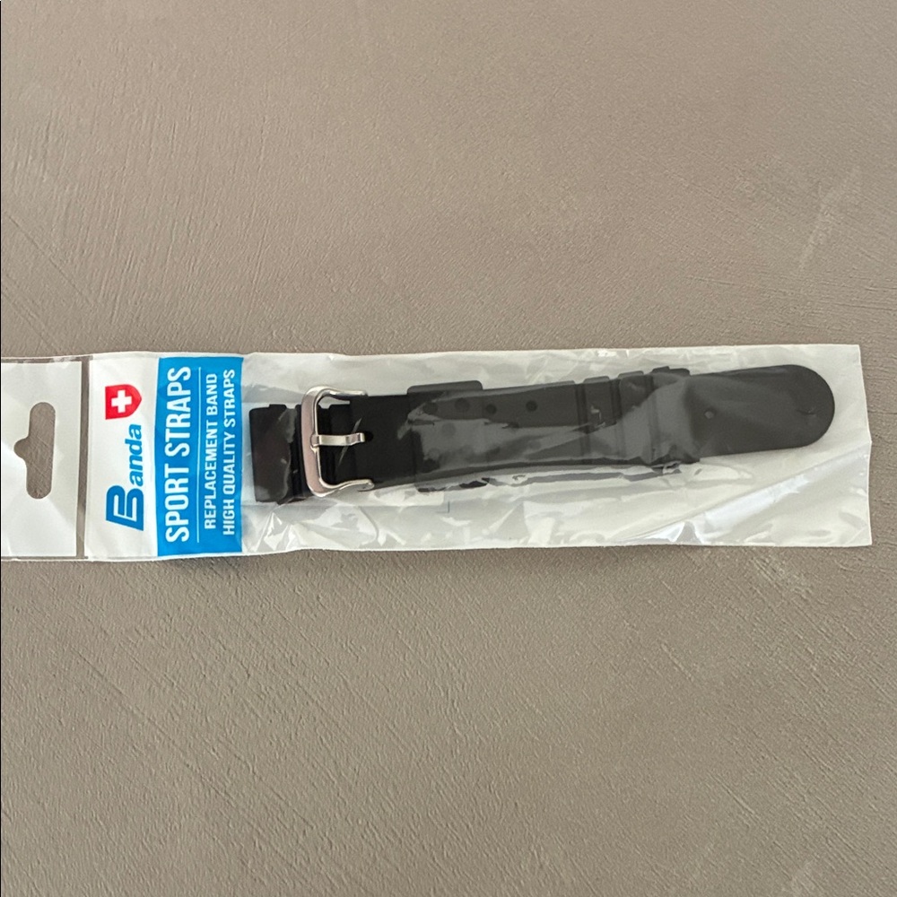 Black Sport Watch Strap